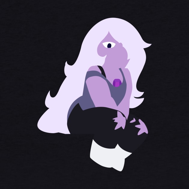 Amethyst Sitting by smirkingdesigns